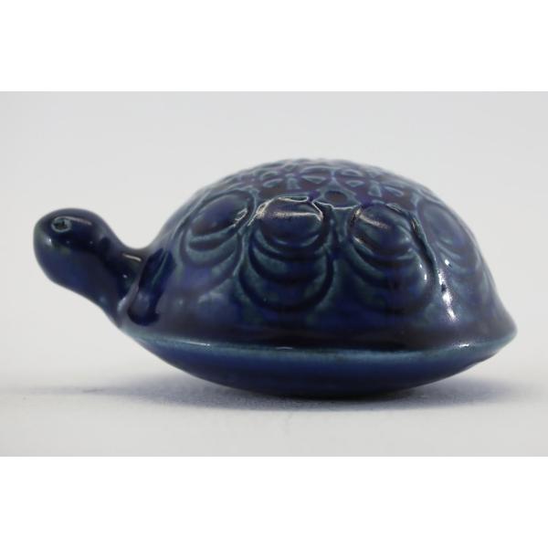 Lisa Larson リサ ラーソン SKOLDPADDOR 中くらいのサイズのカメ 青色