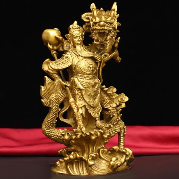 三国志 関羽像 オブジェ 置物 風水 開運 縁起 玄関 寝室 方角 金 強力