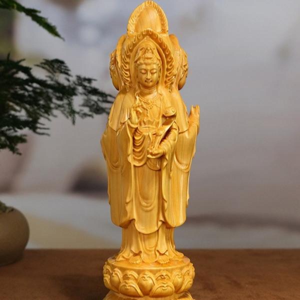 観音菩薩 神 神様 仏 仏像 神の手 置物 オブジェ 金 ゴールド 黄金