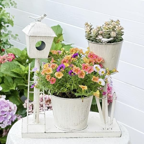 プランター 植木鉢アンティーク ヴィンテージガーデニン グ雑貨 楽天市場】【送料無料】植木鉢 プランター おしゃれ アンティーク 鉢