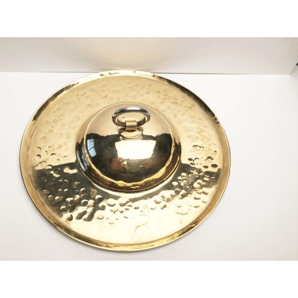 祭り囃子用品 青森ねぶた 手振り鉦 手平鉦 チャッパ 5寸 手打ち青