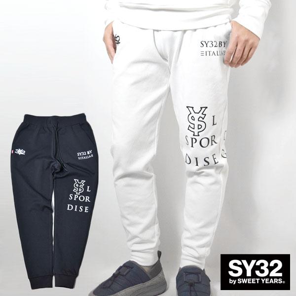 【新品】SY32 by SWEET YEARS 白 パンツ Lサイズ 裏起毛 SY32 by SWEET YEARS（エスワイサーティトゥバイスィートイヤーズ