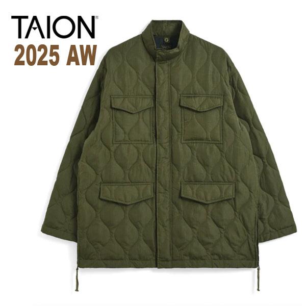 TAION（タイオン） ダウン 2025AW UNISEX ミリタリー M65 ダウン