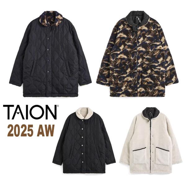 TAION（タイオン） ダウン 2025AW UNISEX ミリタリー リバーシブル N-1