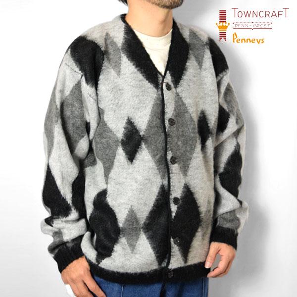 penney's towncraft シャギーカーディガン 復刻 タウンクラフト 楽天