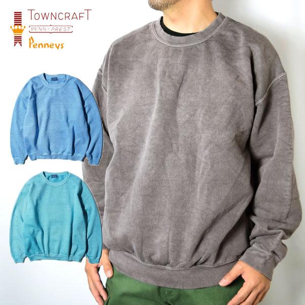 TOWNCRAFT（タウンクラフト） スウェット 90S PIGMENT CREW SWEAT 