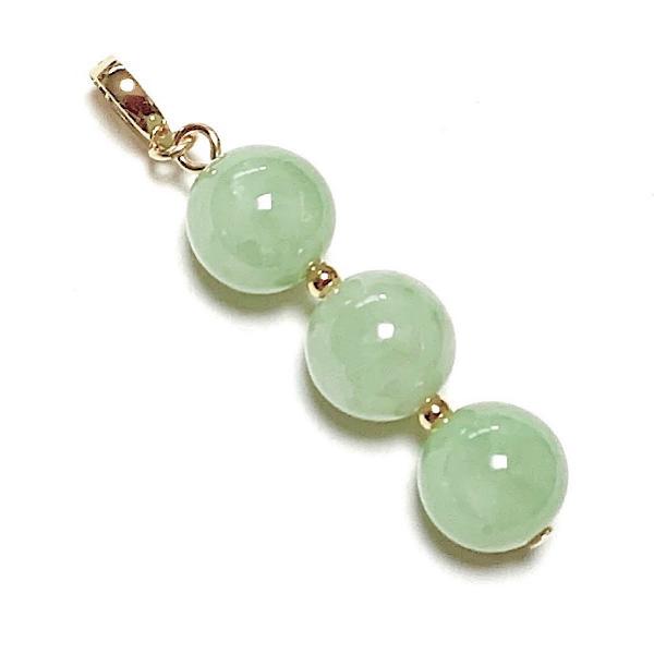 【あかおかずき出品】天然ミャンマー産本翡翠 K18 ペンダントトップ 天然ミャンマー産本翡翠 K18 ペンダントトップ