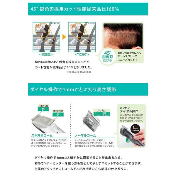 バリカン セルフカット テスコム 電動バリカン Tc397 H ヘアカッター 刈り上げ かりあげ 散髪 子供 Buyee Buyee Jasa Perwakilan Pembelian Barang Online Di Jepang