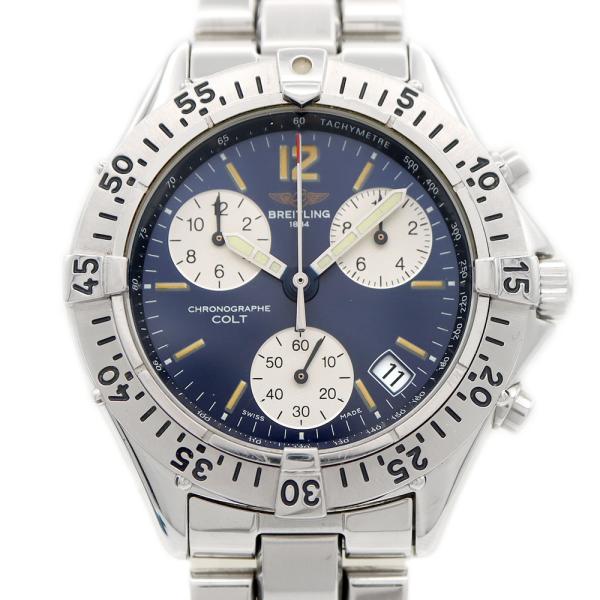 ブライトリング 電池交換済 BREITLING コルト クロノグラフ A53035  