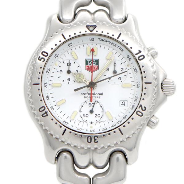 TAG Heuer クォーツ腕時計 200m防水　タグホイヤー（電池切れ） TAGHEUER タグホイヤー プロフェッショナルの電池交換と防水検査