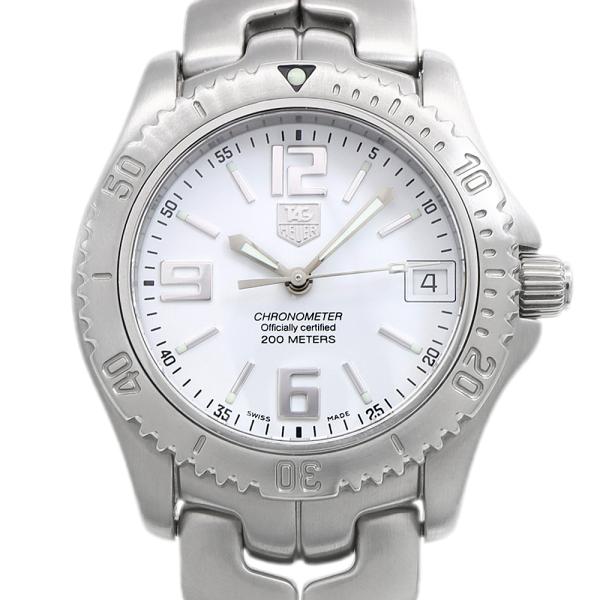 TAG Heuer タグホイヤー リンク WT5211 200m防水 デイト 白 ホワイト SS ステンレス メンズ 自動巻き【6ヶ月保証】【腕時計】【中古】 TAG HEUER（タグ・ホイヤー） リンク WT5211 200m防水 デイト 白