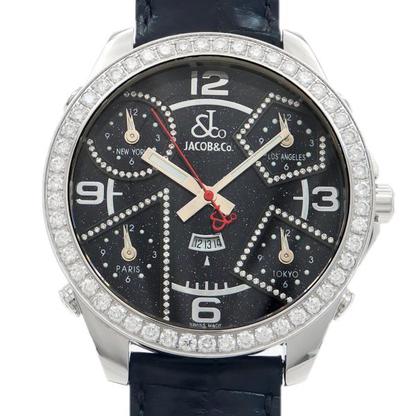 JACOB&CO（ジェイコブ） 電池交換済 JACOB&Co. ファイブタイムゾーン