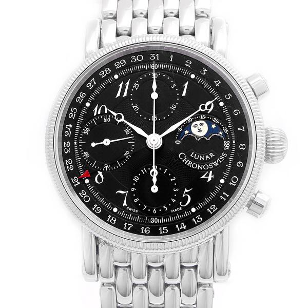 クロノスイス Chronoswiss CH7523 ルナ クロノグラフ ムーンフェイズ 自動巻き メンズ 良品 _938268 CHRONOSWISS（クロノスイス） ルナ CH7523 クロノグラフ ムーン