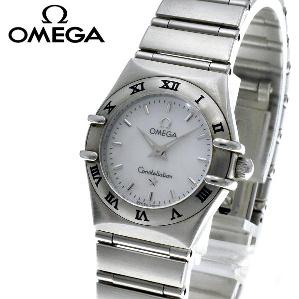 OMEGA Constellation QZ シルバー文字盤 Constellation（OMEGA） 【A01749】OMEGA オメガ コンステ