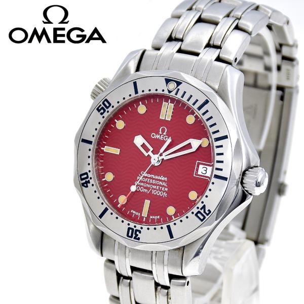 OMEGA オメガ シーマスター300 2552.61 赤文字盤 丸井限定 自動 OMEGA オメガ シーマスター300 2552.61 赤文字盤 丸井限定 自動