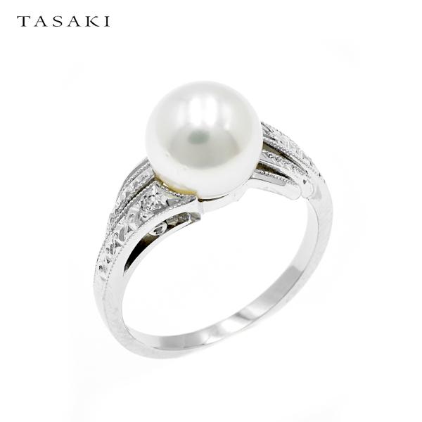 美品 Pt900 田崎真珠 TASAKI 本真珠 ダイヤモンドリング 11号 楽天市場】TASAKI 田崎真珠 パール リング 指輪 真珠8.3ミリ