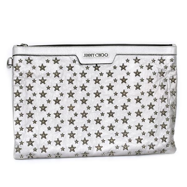JIMMY CHOO（ジミーチュウ） 【A02480】JIMMY CHOO スタッズ クラッチ