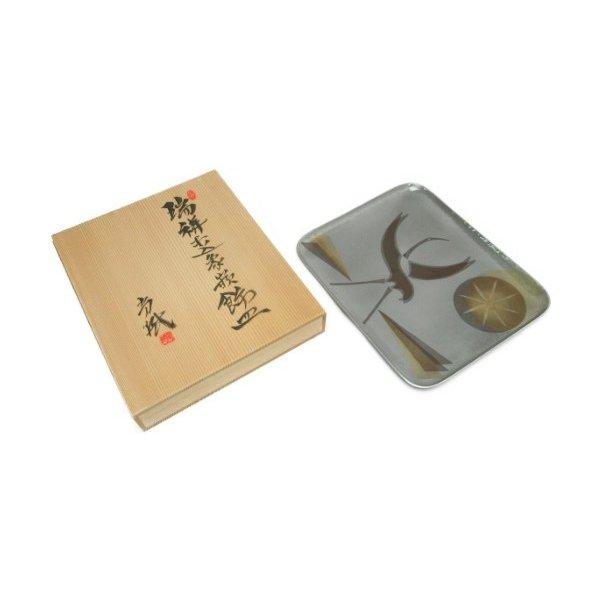 未使用品 小林尚 瑞祥打込象嵌飾皿 中古 : 京都リサイクル王国Yahoo!店 