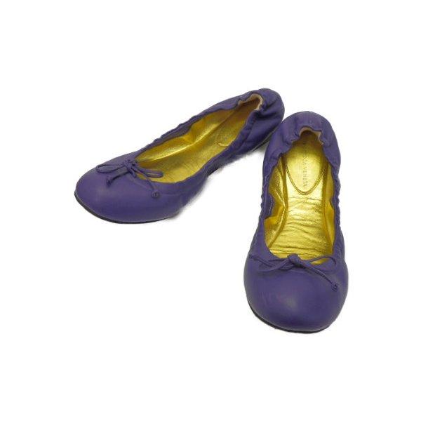BOTTEGA VENETA レザー バレエ シューズ 36 (約23.0cm) 中古 : 京都 