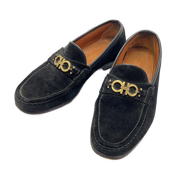 78%OFF!】 Ferragamo サルヴァトーレ フェラガモ スエード モカシン