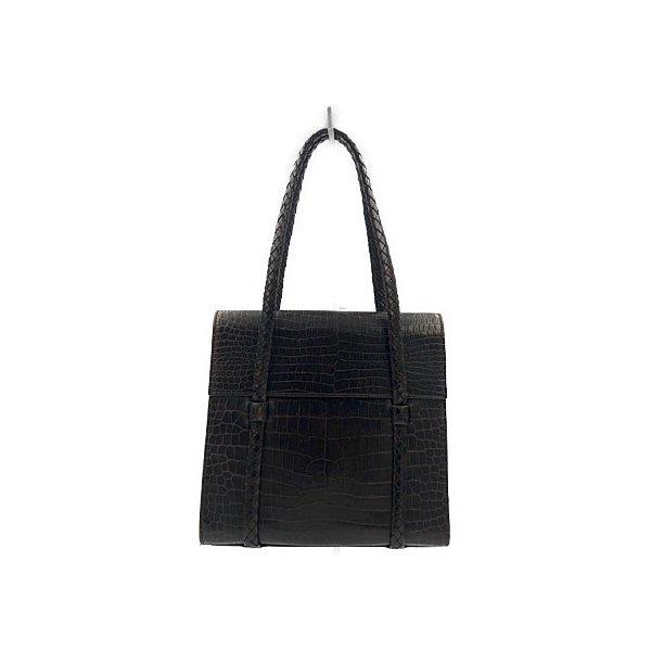 BALLY クロコダイルレザー ハンドバッグ BALLY クロコダイルレザーバッグ