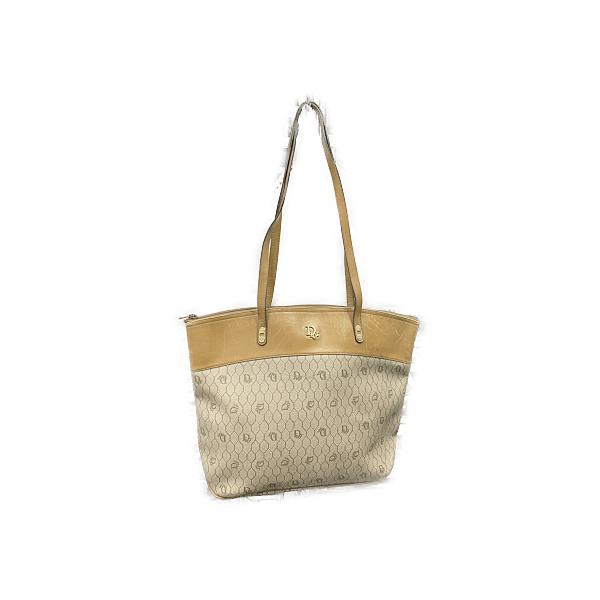Christian Dior ハニカム柄 トート バッグ 中古 送料無料 : 1 