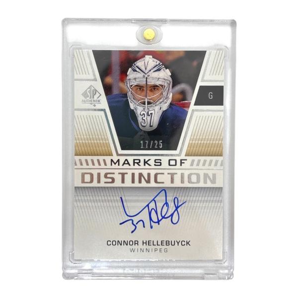 UPPER DECK NHLカード SP AUTHENTIC CONNOR HELLEBUYCK WINNIPEG JETS 17/25 #MD-CH 送料無料 中古 IT1 UPPER DECK NHLカード SP AUTHENTIC CONNOR HELLEBUYCK WINNIPEG JETS