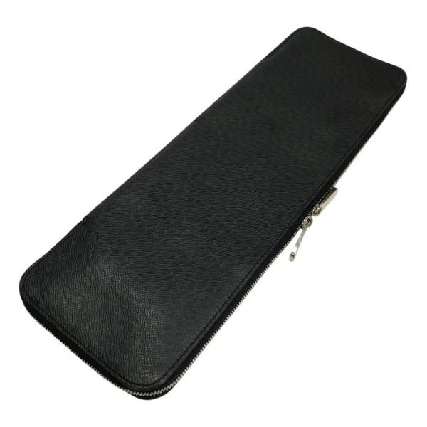 LOUIS VUITTON ルイヴィトン タイガ エテュイ 5 クラヴァット ネクタイケース メンズ ブラック M30302 中古 T1