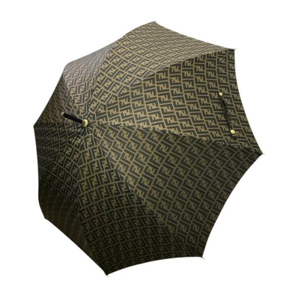 FENDI フェンディ ズッカ 長傘 レディース 60cm 8本骨