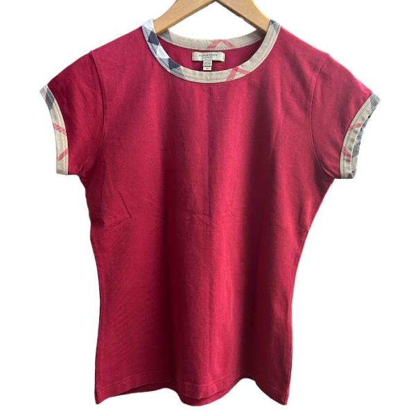 BURBERRY LONDON インポート Tシャツ チェック レッド M