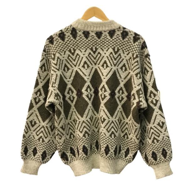 GIVENCHY ジバンシー ニットトップス メンズ 冬 厚手 アルパカ ウール ベージュ/ブラウン 48サイズ 中古 T1