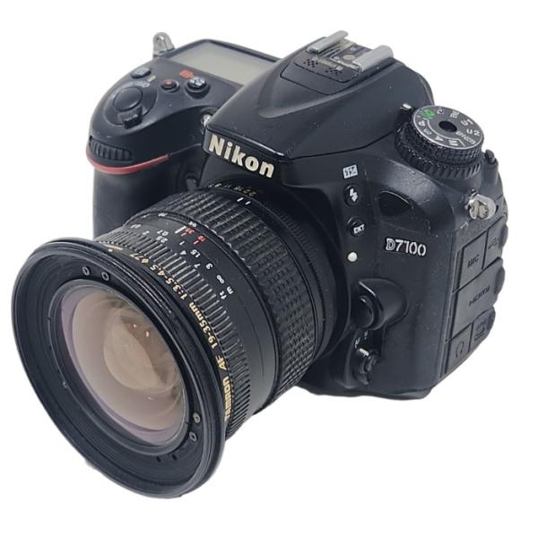 Nikon ニコン デジタル一眼レフカメラ D7100 TAMRON AF19-35mm F/3.5-4.5 A10 レンズセット 中古 送料無料３
