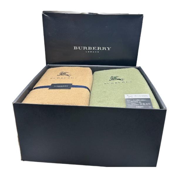 BURBERRY（バーバリー） BURBBERRY ウール 毛布 2枚 セット BB1550 FST