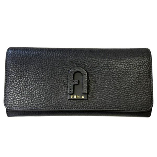 FURLA（フルラ） フラップ 長財布 WP00243 BX0335 グレー 中古 W1