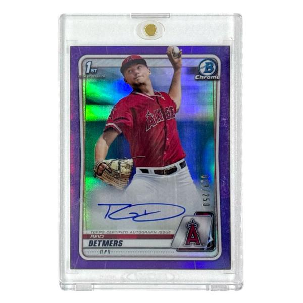 TOPPS MLBカード BOWMAN CHROME 1ST REID DETMERS ANGELS /250 #CDA-RD 送料無料 中古 IT1