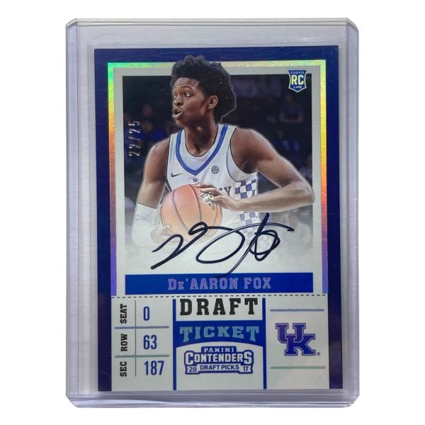PANINI NBAカード CONTENDERS DRAFT PICKS DE AARON FOX 22/25 #55 