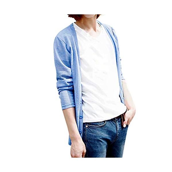 メンズ ニットカーディガン