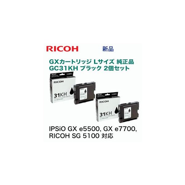 リコー 【大容量ブラック 2個セット】リコー GXカートリッジ