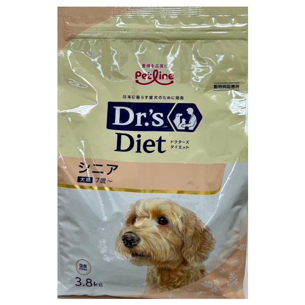 ドクターズダイエット 犬 シニア 3.8kg リニューアル 犬用 ドクターズ