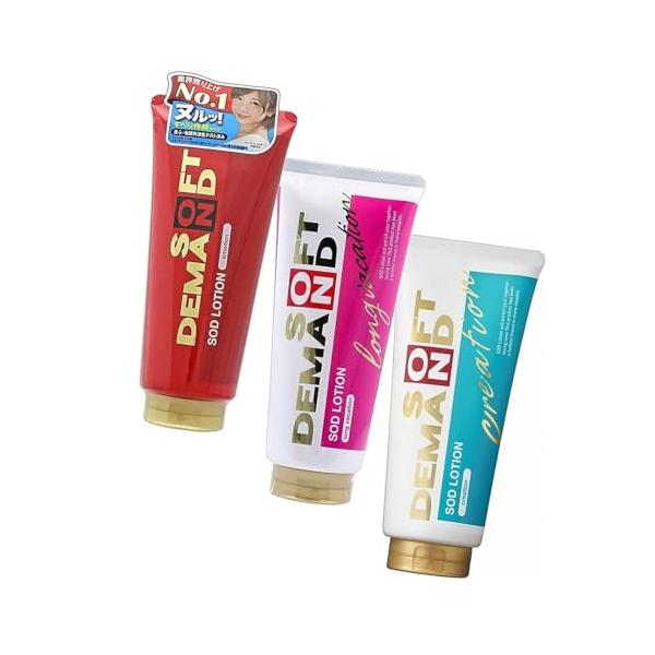 3点セット品 SOD ローション すべり持続 エモーションタイプ 180g ×1個 ヌルヌル持続 ロングバケーションタイプ ×1個 トロトロ持続 クリエイション ×1個