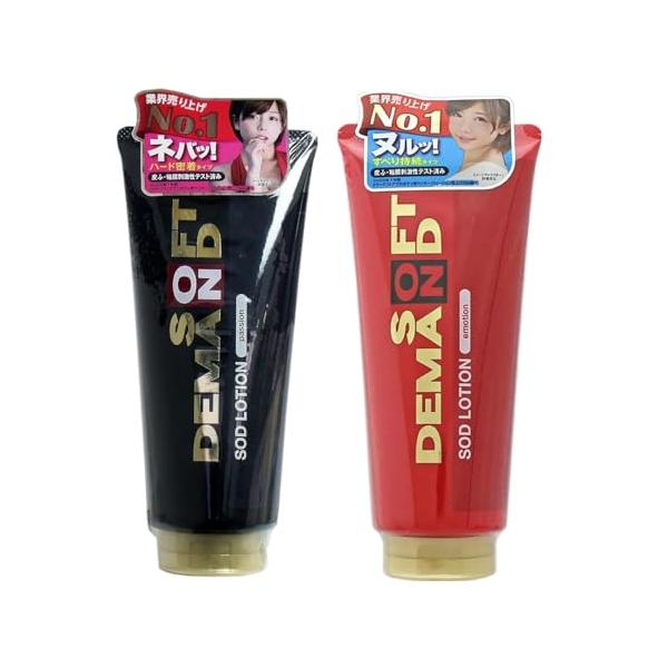 2点セット品 SOD ローション 密着持続 ネバネバ パッションタイプ 180g ×1個 すべり持続 ヌルヌル エモーションタイプ 180g ×1個