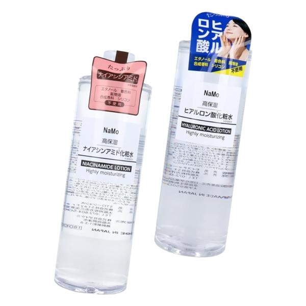 2点セット品 NaMo 高保湿 ナイアシンアミド 化粧水 500mL ×1個 + ヒアルロン酸 化粧水 500mL ×1個