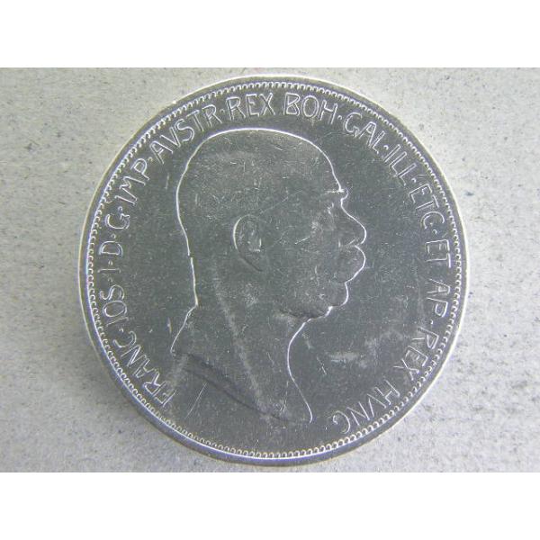 2813/オーストリア・5CORONA銀貨1909年 : 緑地コイン - 通販 - Yahoo