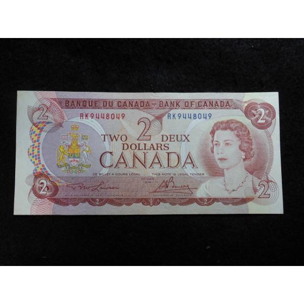 86/カナダ・2DOLLAR 1974  ※流通品です。