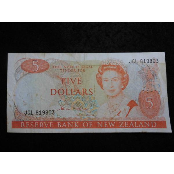 171/ニュージーランド・5DOLLARS　1981-92
