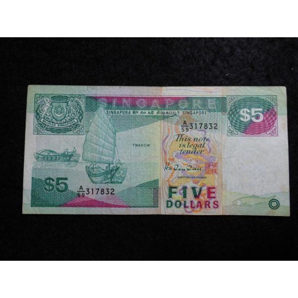 19/シンガポール・5DOLLARS 1989