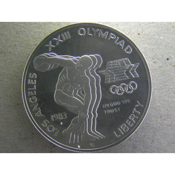 209/アメリカ・Los Olympic１ドル銀貨1983年S