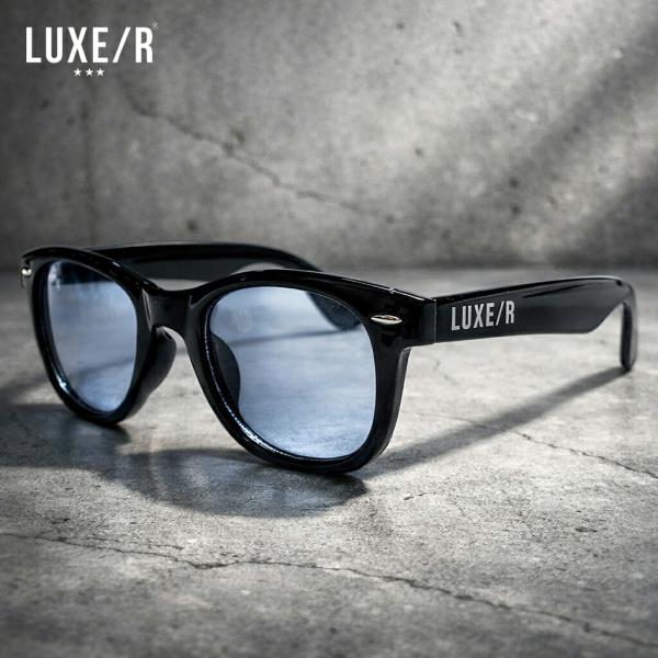 サングラス メンズ レディース カラーレンズ 偏光 調光 ブルーレンズ 青 ラグジュ LUXE/R 2026新作
