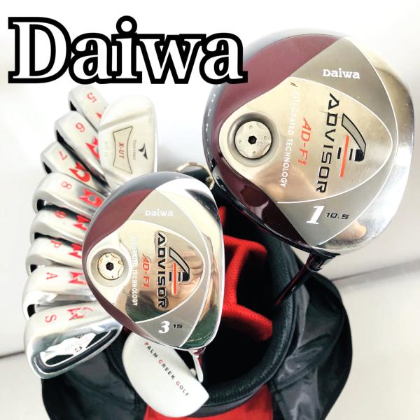 ダイワ アドバイザー メンズ ゴルフ クラブ セット 初心者 入門 バッグ付き Daiwa ダイワ ADVISOR アドバイザー メンズ ゴルフセット クラブ