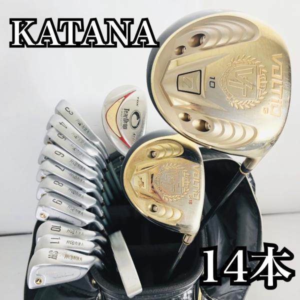 豪華 14本 KATANA カタナ HONMA ホンマ メンズ ゴルフセット